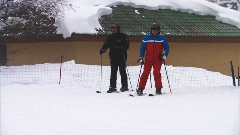 Президентский заезд: Путин и Лукашенко прокатились на лыжах в Красной Поляне