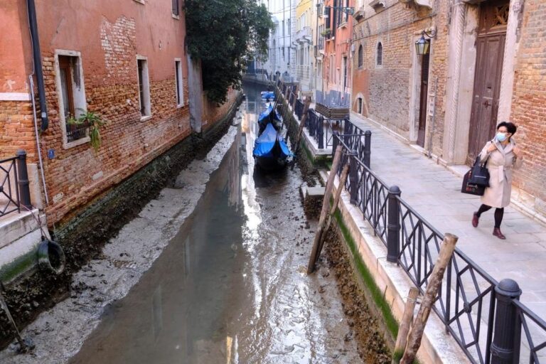 Венеция обмелела