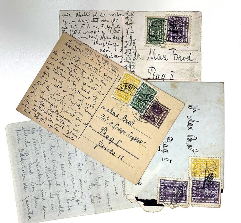 Национальная библиотека Израиля опубликовала онлайн-архив рукописей, писем и рисунков Франца Кафки