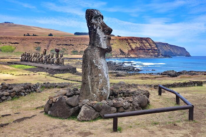 Ещё одну статую моаи нашли на острове Пасхи