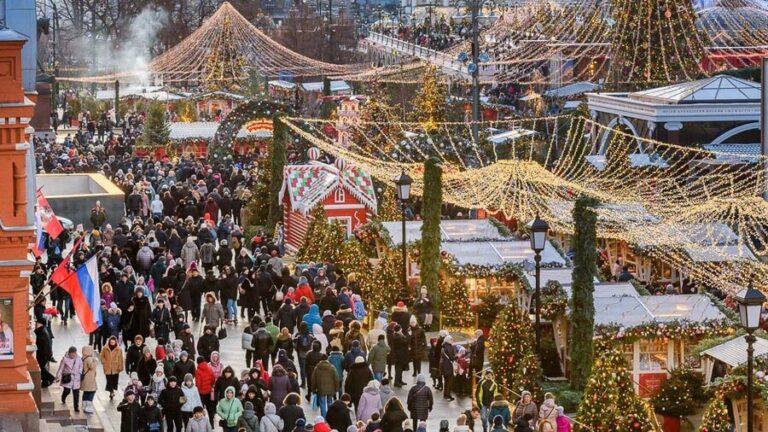 Фестиваль «Путешествие в Рождество» в Москве посетили около 15 млн человек